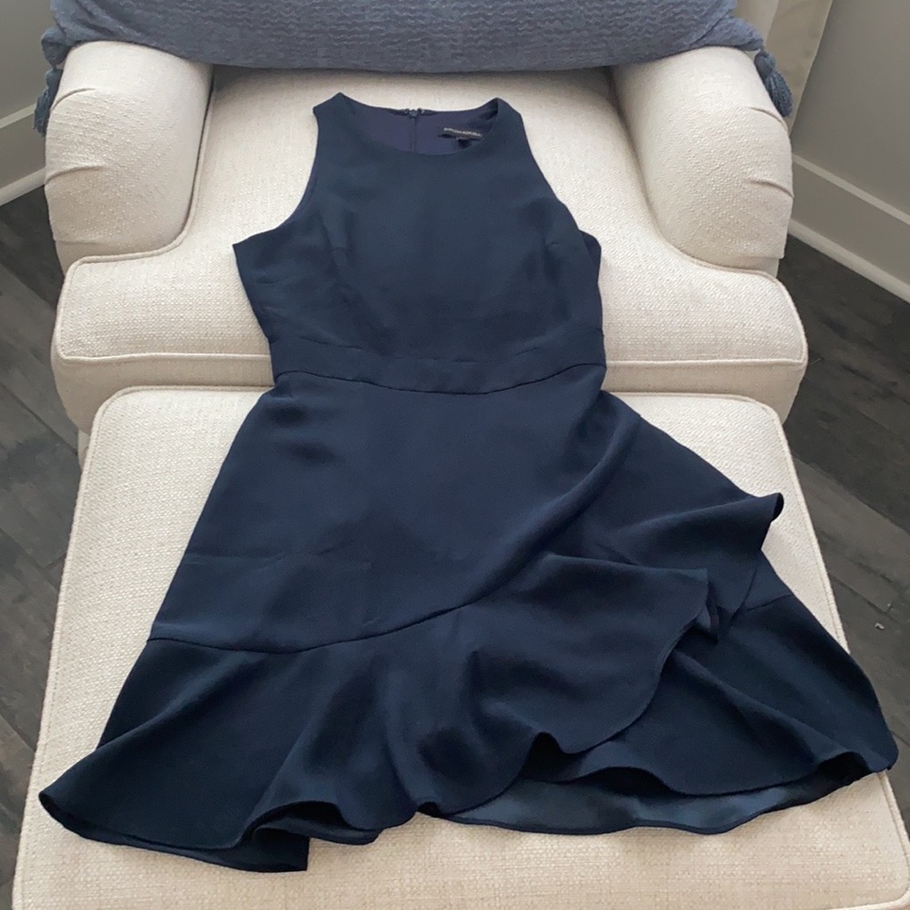 Banana Republic Navy Blue Dress. Petite 2